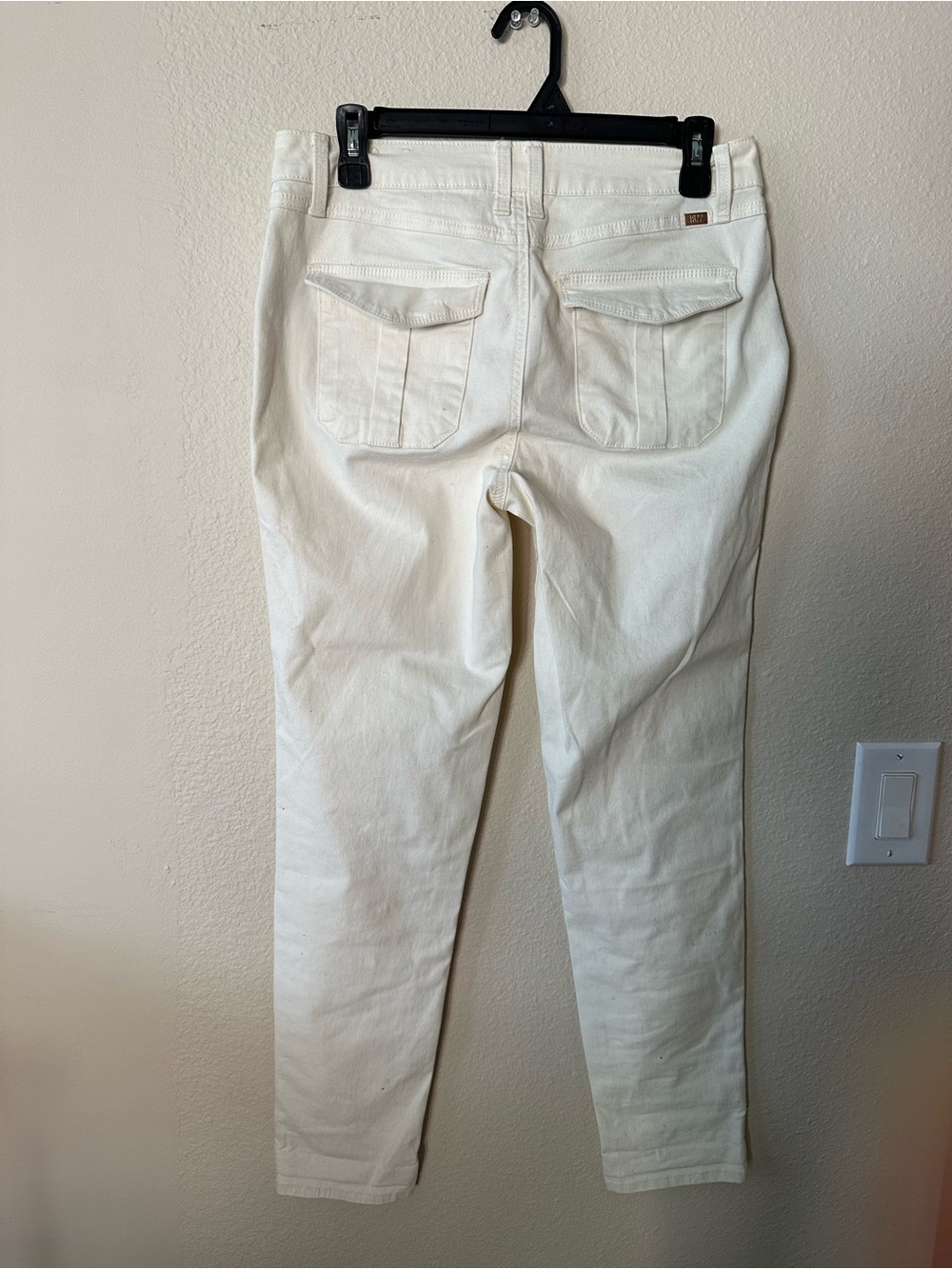 1822 women's Casual Off-White Cotton Pants size 6/ NWOT 1107 - Picture 3 of 4